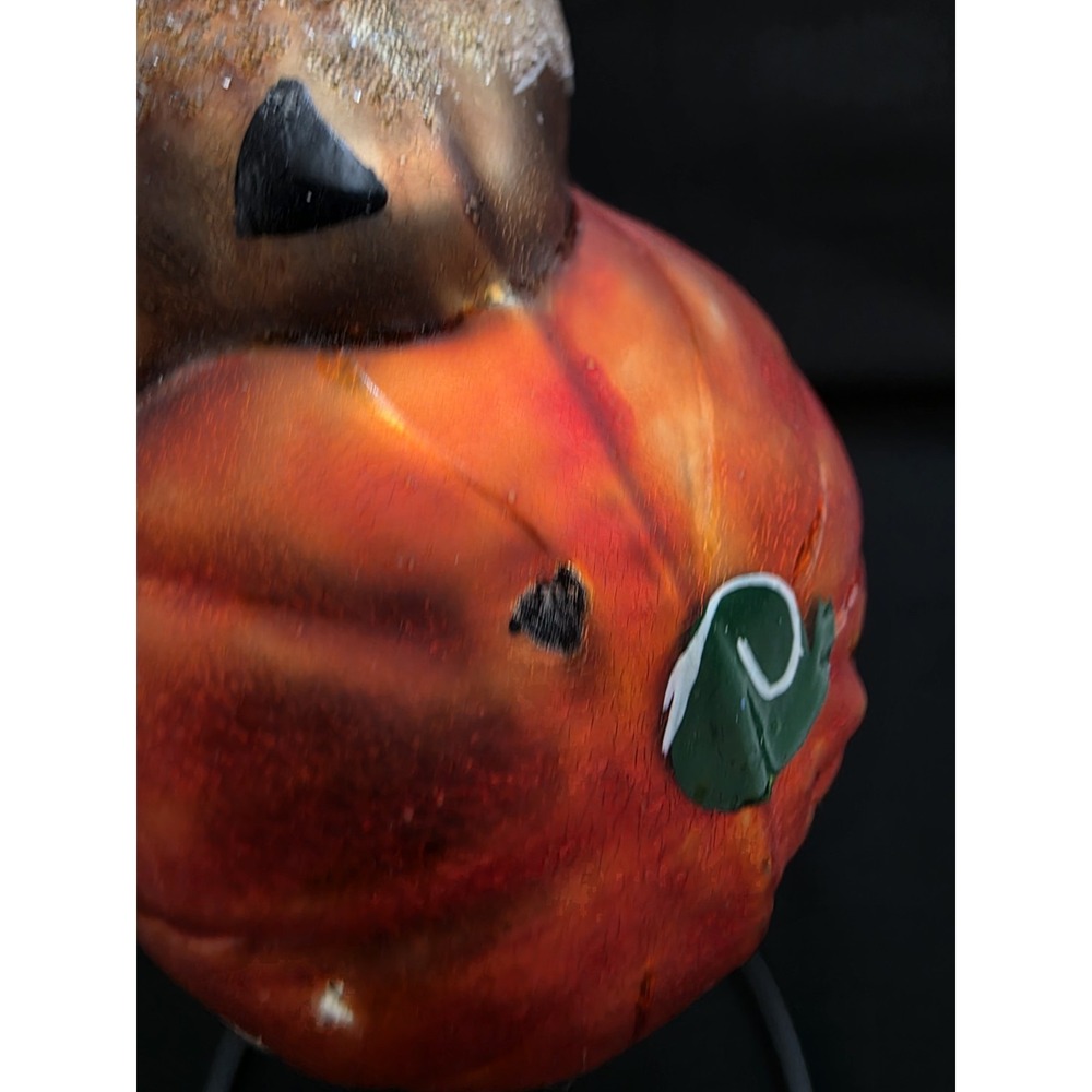 Christopher Radko Boo Boo Kitty 1995 Halloween Cat Pumpkin Ornament 4.5" Tag - Picture 6 of 14